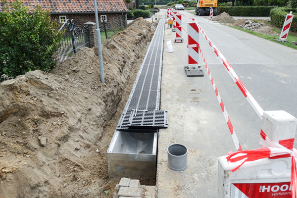 Vezelversterkte beton lijngoot Hauraton